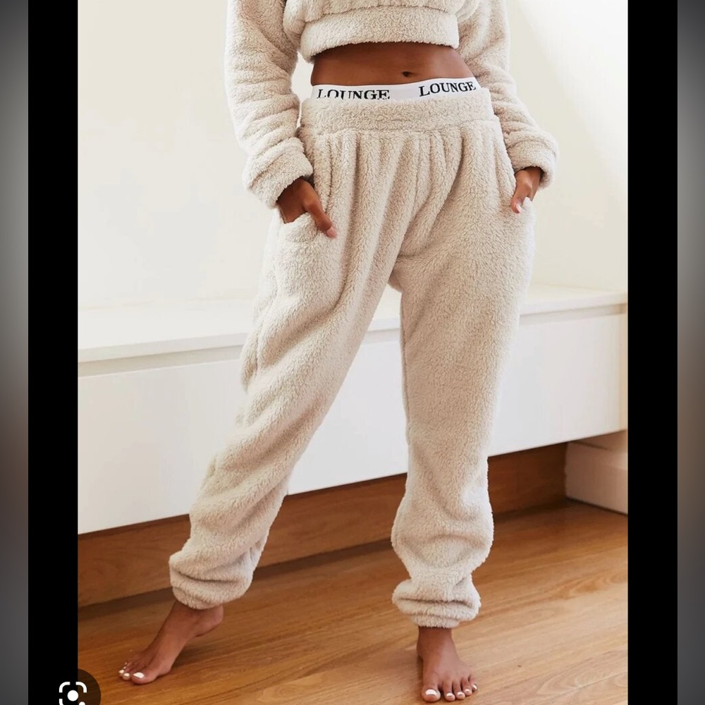 Lounge Brand teddy joggers